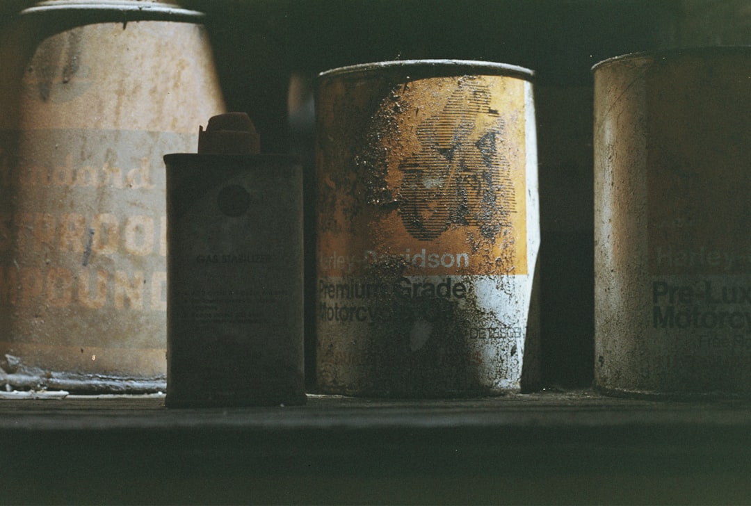 Hazardous Chemical Containers with Damaged Labels (image credits: unsplash)