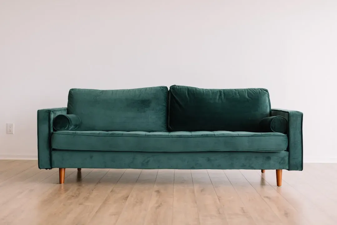 Choosing furniture with lighter frames and legs (Image Credits: Unsplash)