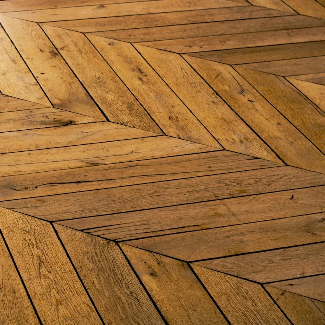 5. Lay peel-and-stick flooring in a small room (Image Credits: Unsplash)