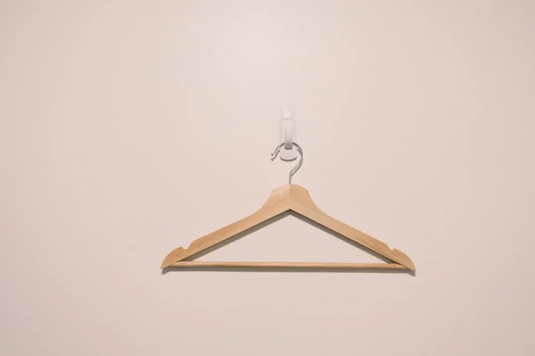 7. Multi-tiered hangers and hooks for repeat outfits (Image Credits: Unsplash)