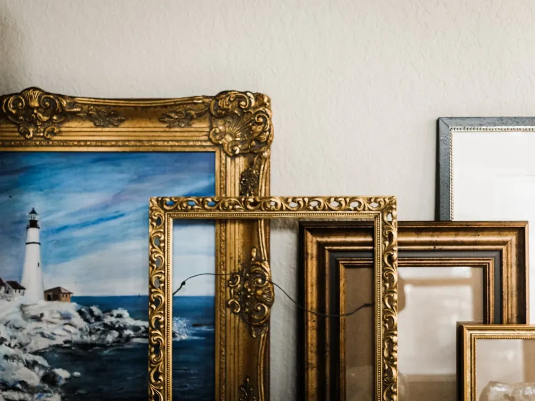 6. DIY Picture Frame Molding on Walls (Image Credits: Unsplash)