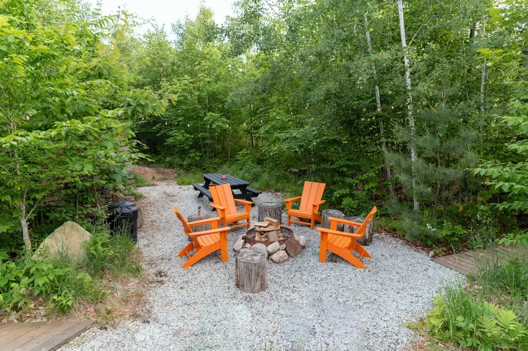 Add a gravel or paver patio (Image Credits: Unsplash)