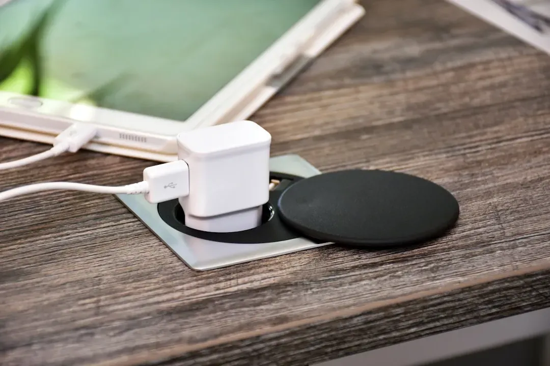 Set up a charging station for devices (Image Credits: Unsplash)