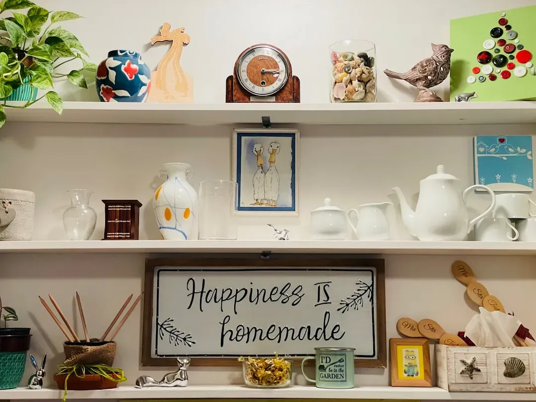 Add personal, meaningful objects rather than generic decor (Image Credits: Unsplash)