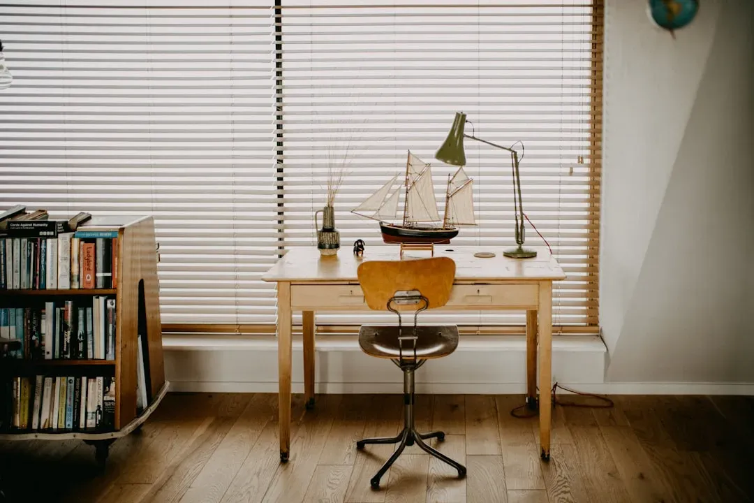 A dedicated corner in a home office (Image Credits: Unsplash)
