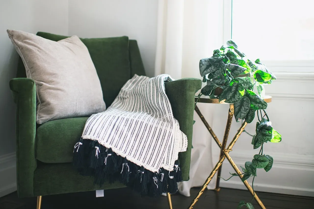 Layer soft textiles for warmth and texture (Image Credits: Pixabay)
