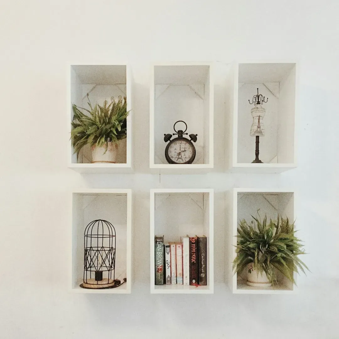 Cube Shelving for Flexible Organization (Image Credits: Unsplash)