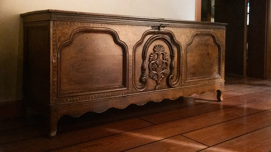 6. Antique Blanket Chests with Original Painted Finishes (Image Credits: Unsplash)