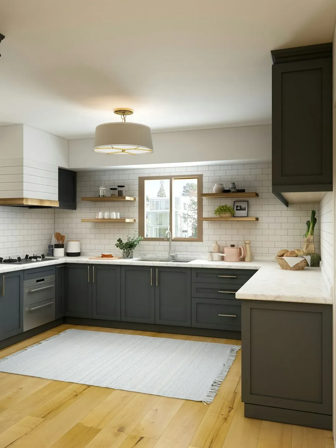 Open Kitchen Shelving (Image Credits: Unsplash)