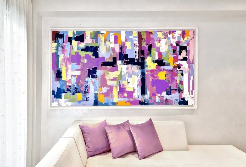 11. Art That Only Matches the Sofa (Image Credits: Pexels)