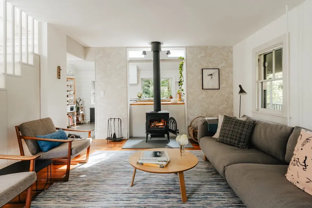 A corner beside a fireplace (Image Credits: Unsplash)