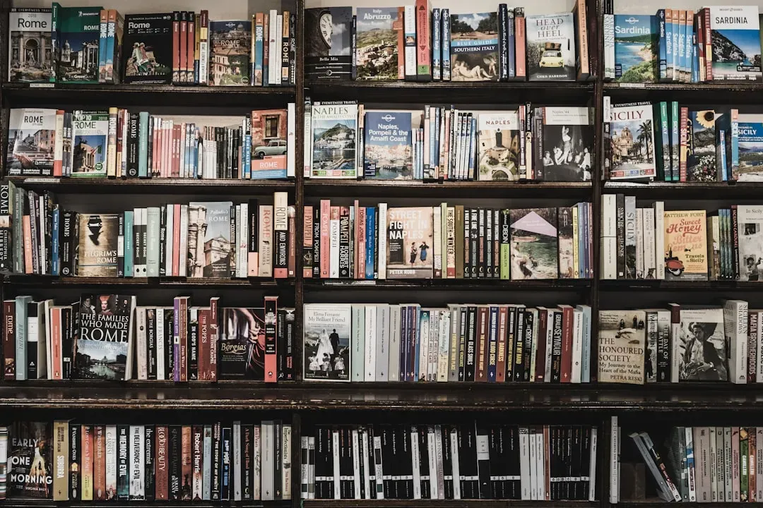 The library wrapped in books (Image Credits: Unsplash)