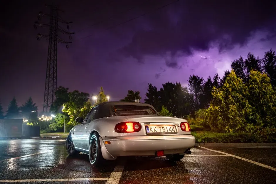 7. Rubber tires or rubber-soled shoes protect you from lightning (Image Credits: Pexels)