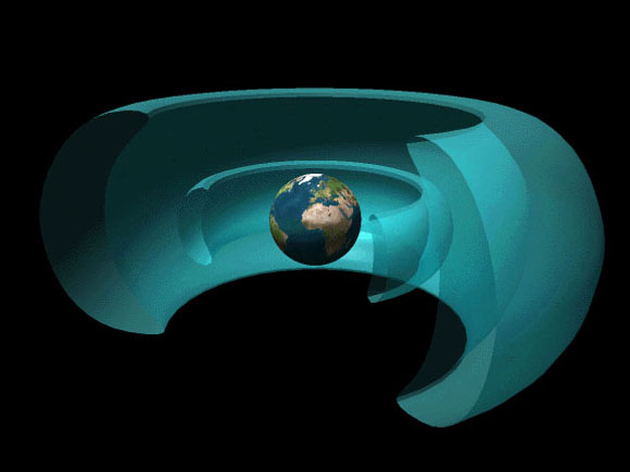 The Van Allen Belts - Nature's Particle Traps (image credits: wikimedia)