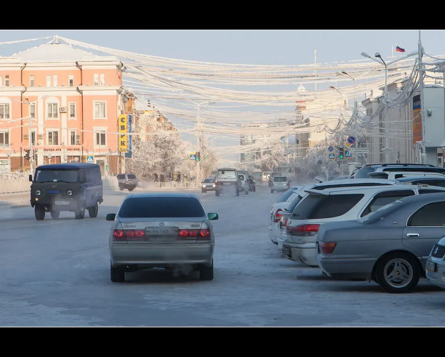 3. Yakutsk, Russia (on the streets of Yakutsk, CC BY-SA 2.0)