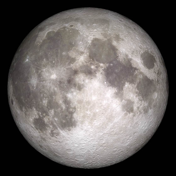 The Moon Has a Permanently Dark Side (image credits: flickr)