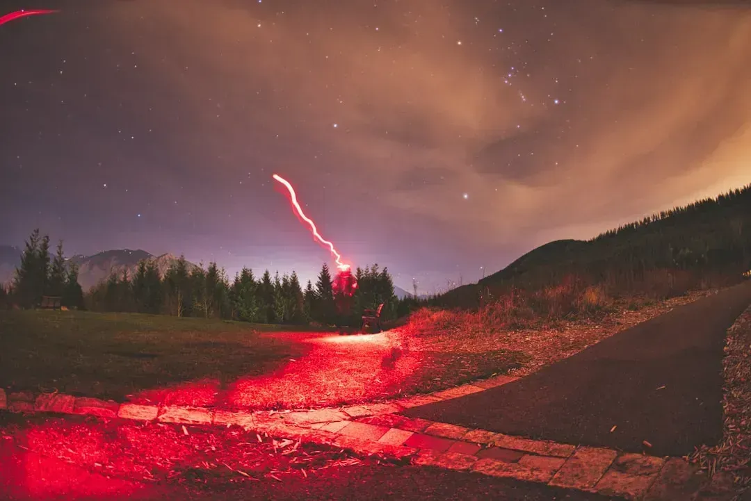 2. Red Sprites: Ghost Lightning Above the Clouds (Image Credits: Unsplash)