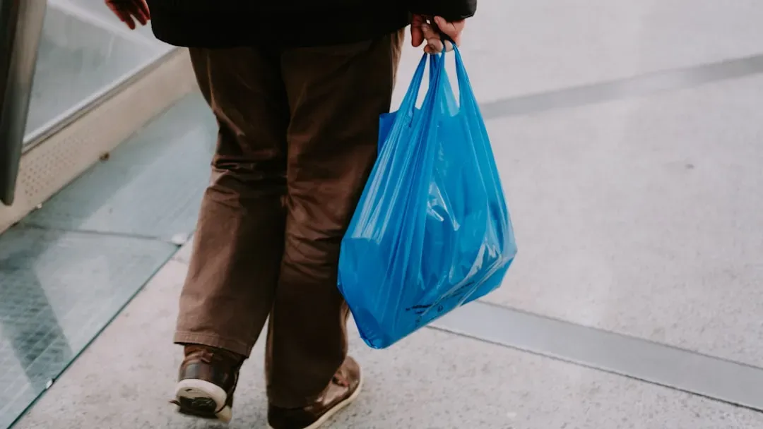 1. Plastic grocery bags and film wrap (Image Credits: Unsplash)