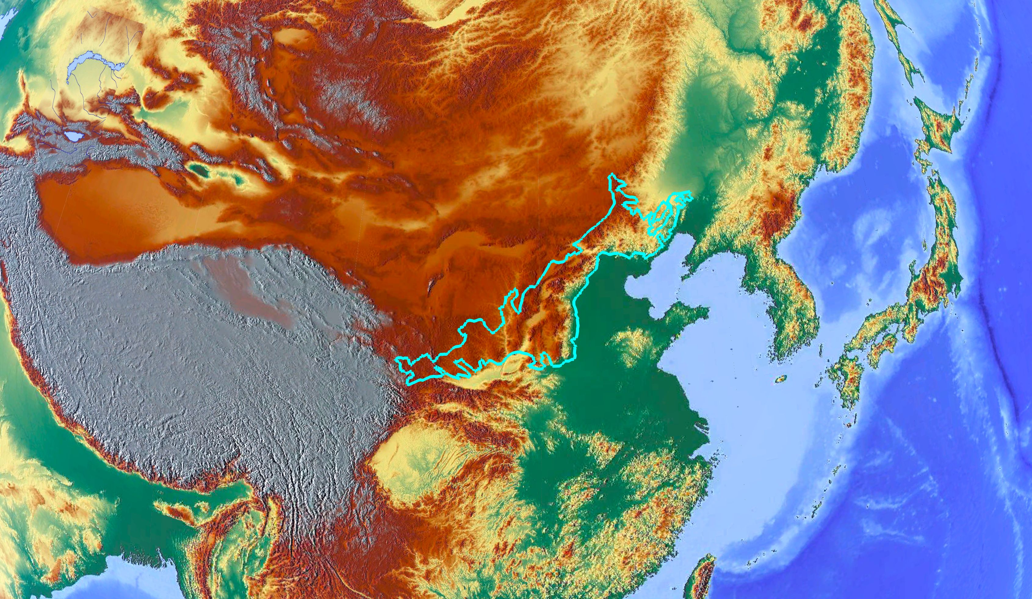China: Reforestation Efforts (image credits: wikimedia)