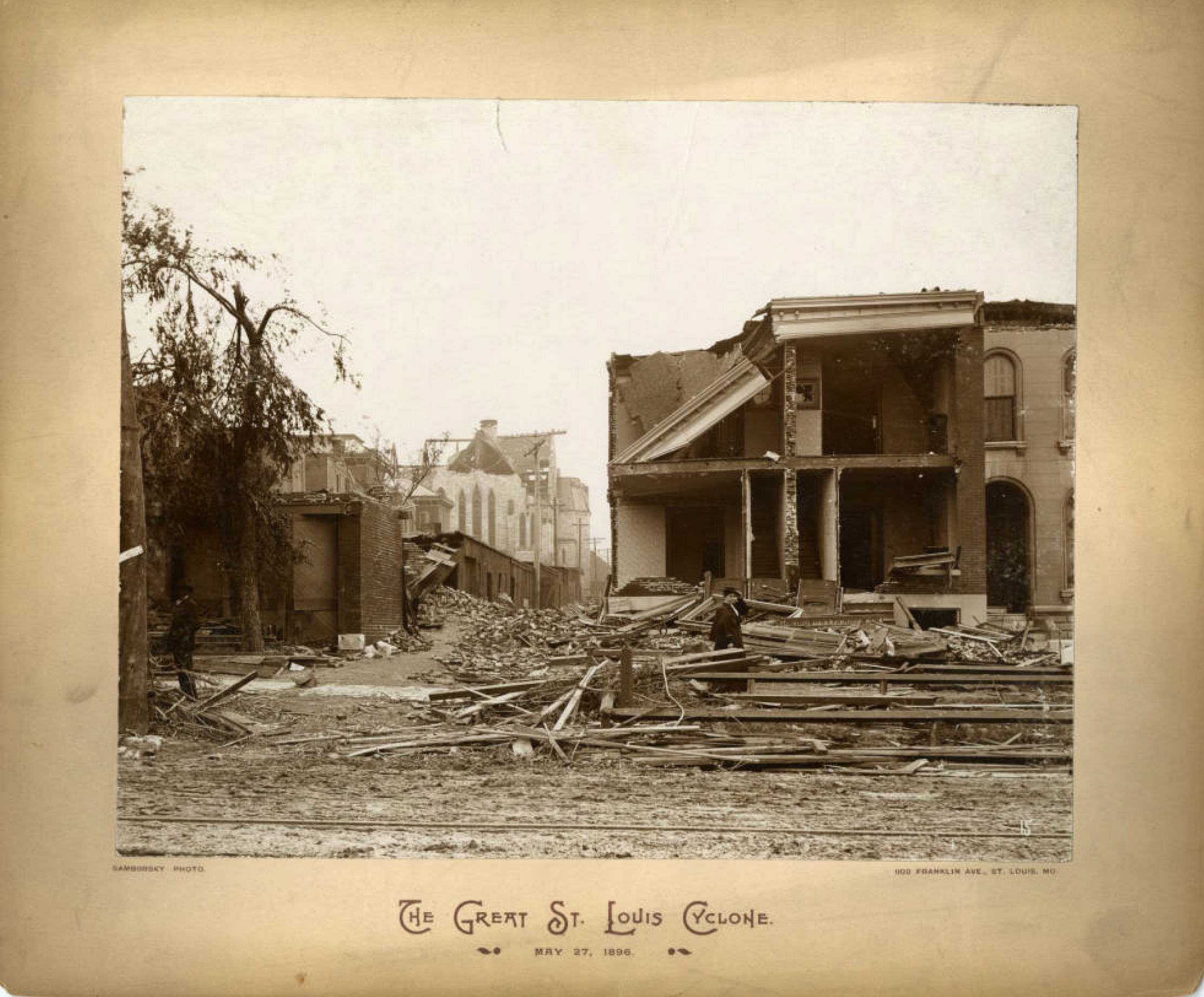 The 1896 St. Louis Tornado: Urban Destruction in America's Gateway (image credits: Gallery Image)