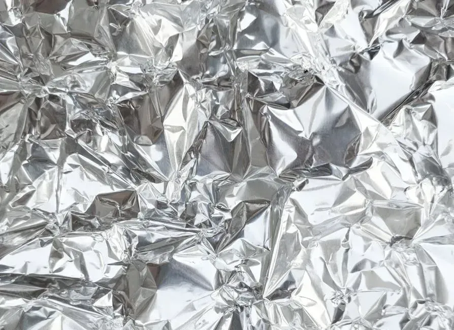 3. Aluminum Foil (Image Credits: Pexels)