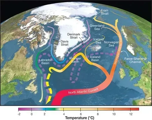Ocean currents and the AMOC question (By R. Curry, Woods Hole Oceanographic Institution/Science/USGCRP., CC BY 3.0)