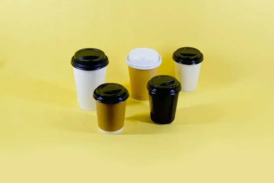 3. Disposable Coffee Cups (Image Credits: Unsplash)