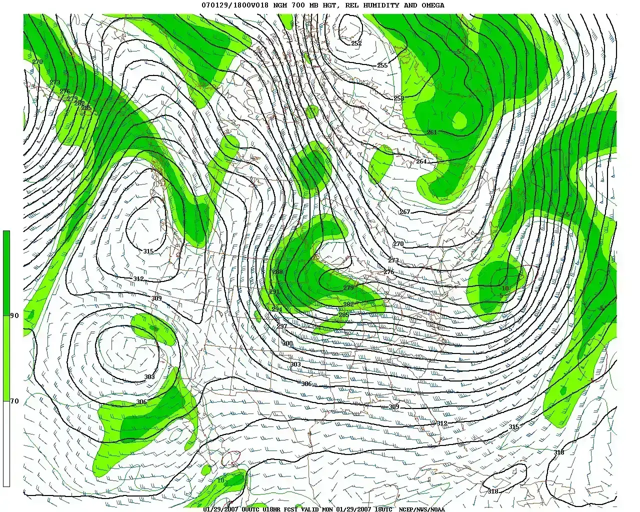 3. The globe gets sliced into a giant grid (National Weather Service website, http://www.nco.ncep.noaa.gov/pmb/nwprod/analysis/, Public domain)
