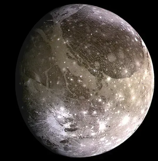 Ganymede: The Biggest Moon Hides the Biggest Ocean (By NASA/JPL/DLR, Public domain)