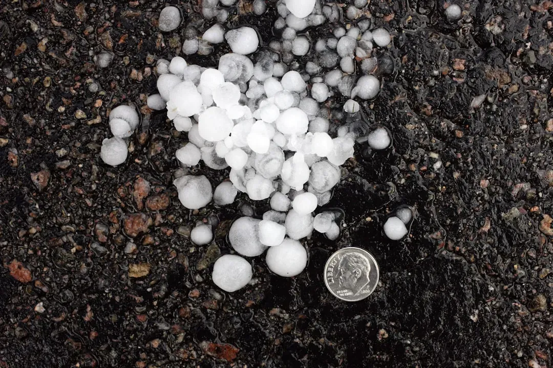3. Large hail falling with little or no rain (Image Credits: Unsplash)