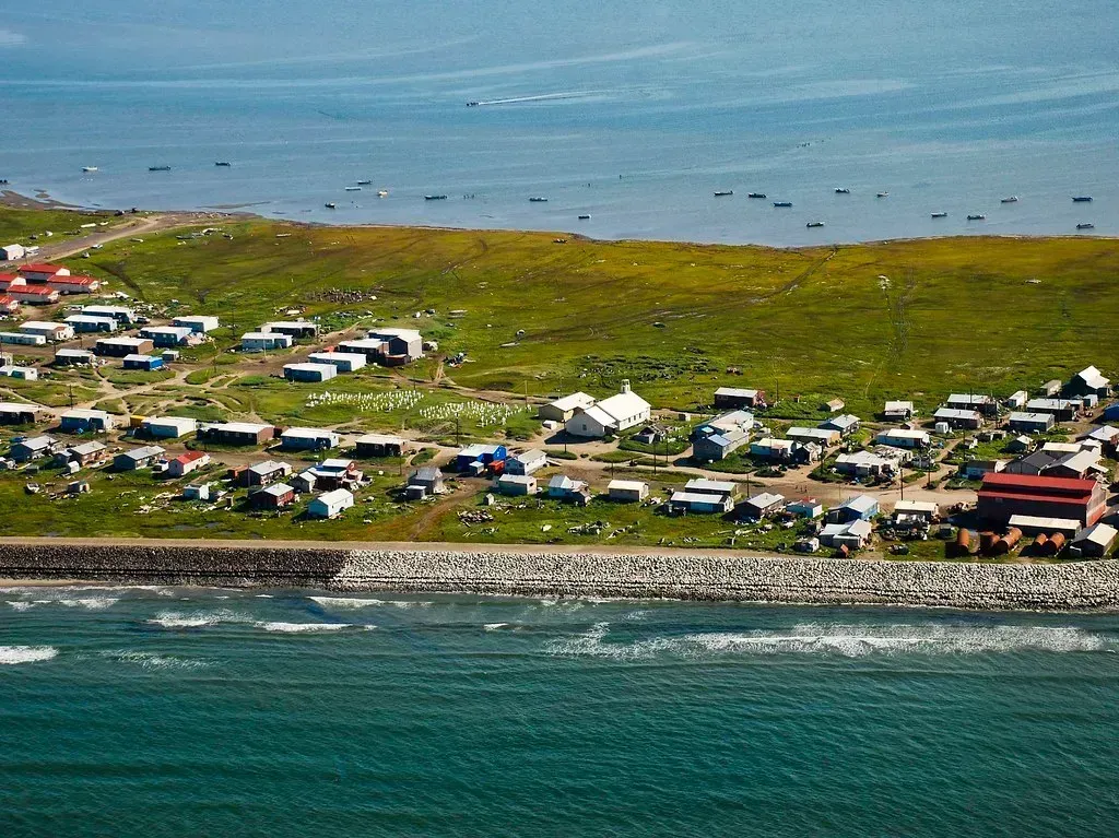 4. Shishmaref, Alaska, USA (Bering Land Bridge National Preserve, Flickr, CC BY 2.0)