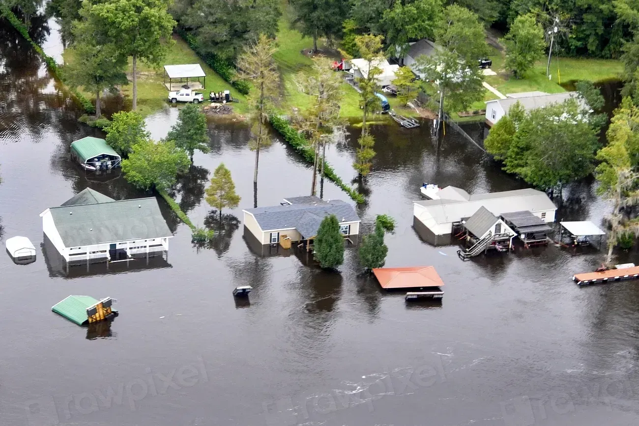 7. South Carolina - Three Major Floods in a Single Year (Image Credits: Rawpixel)