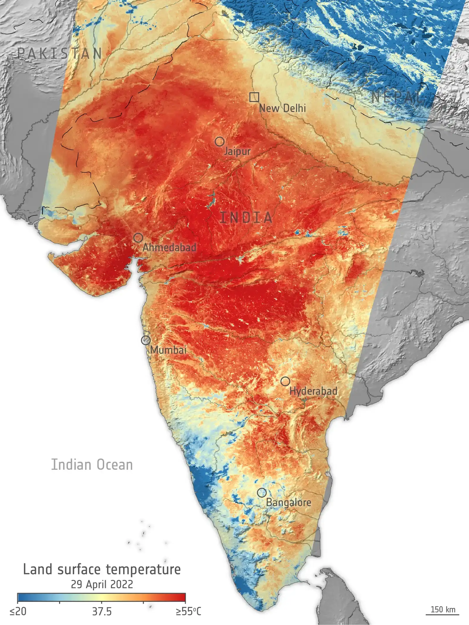5. South Asia, especially India and Pakistan (Heatwave across India, Attribution)