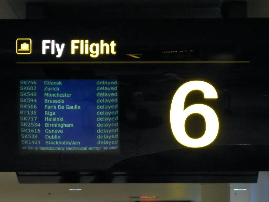 4. Flight Cancellations and Delays Due to Weather Are Piling Up (Marcin Wichary, Flickr, CC BY 2.0)