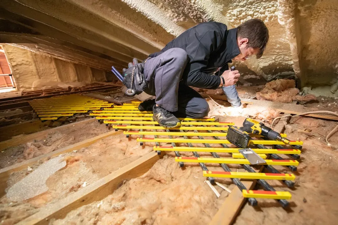 Attic insulation paired with air sealing (Image Credits: Unsplash)