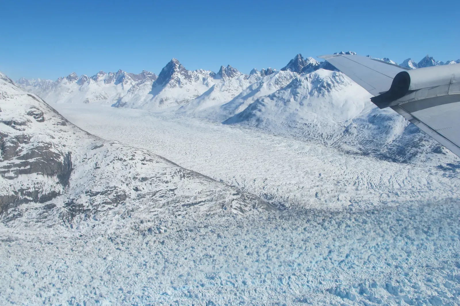 4. Helheim Glacier, Greenland (By Jim Yungel (NASA), Public domain)