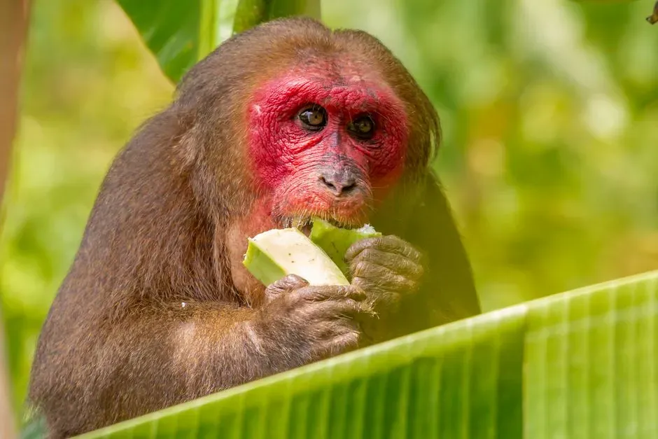 7. Bald Uakari Monkey: Squeezed Out by Deforestation and Hunting (Image Credits: Pexels)