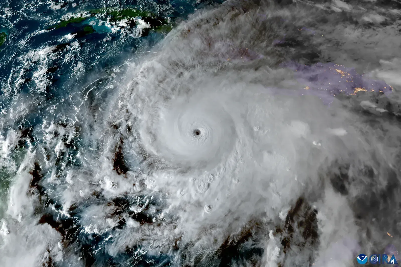 Hurricane Melissa: A Season Defined by Its Final Storm (Light Fades on a Powerful Hurricane Melissa, Public domain)