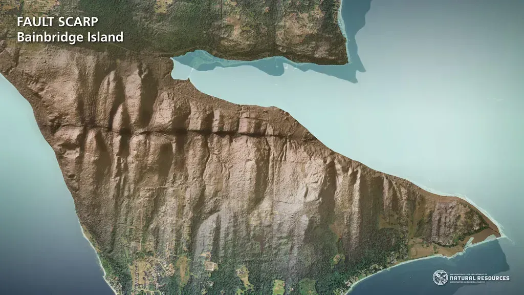7. Topographic Lineaments and Scarps in the Landscape (Washington State Department of Natural Resources, Flickr, CC BY-SA 2.0)