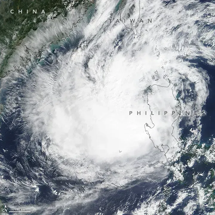 1. The Philippines: Typhoon After Typhoon, With No Break in Between (Typhoon Koppu over the Philippines, CC BY 2.0)