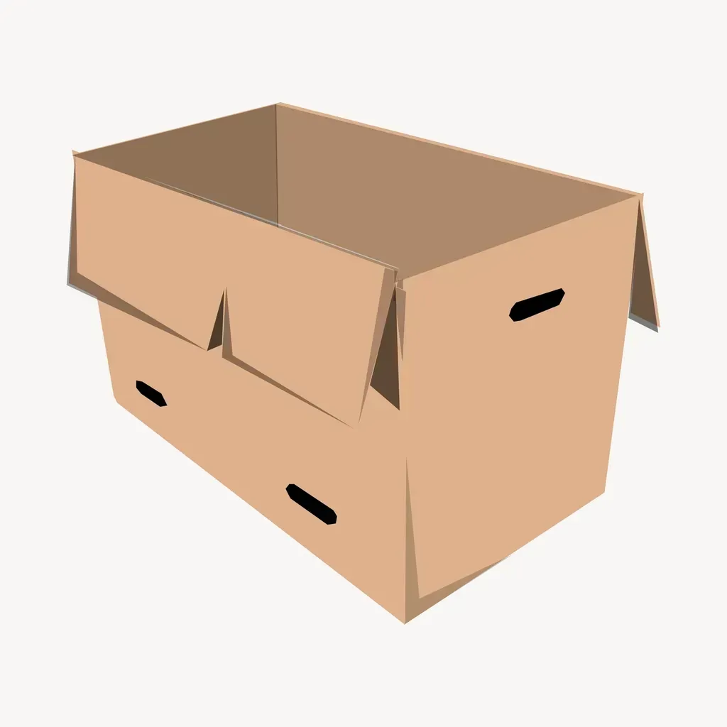 9. Cardboard boxes (Image Credits: Rawpixel)