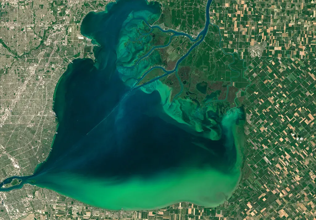 From 10.5 to 2.4: the wild swings in Lake Erie's algae blooms (NASA Goddard Photo and Video, Flickr, CC BY 2.0)