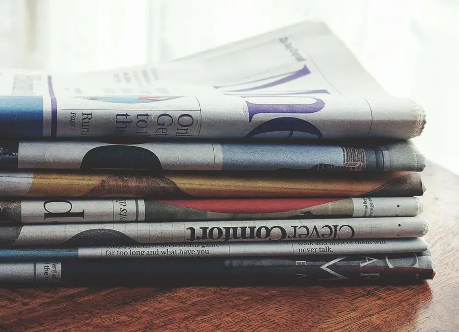 5. Using old newspapers for cleaning, wrapping, and drying (Image Credits: Pexels)