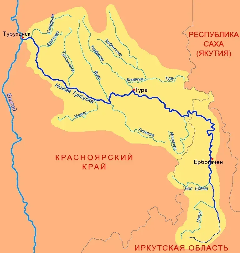 Siberia's Tunguska region: the historical epicenter of risk (Image Credits: By СафроновАВ, CC BY-SA 3.0)