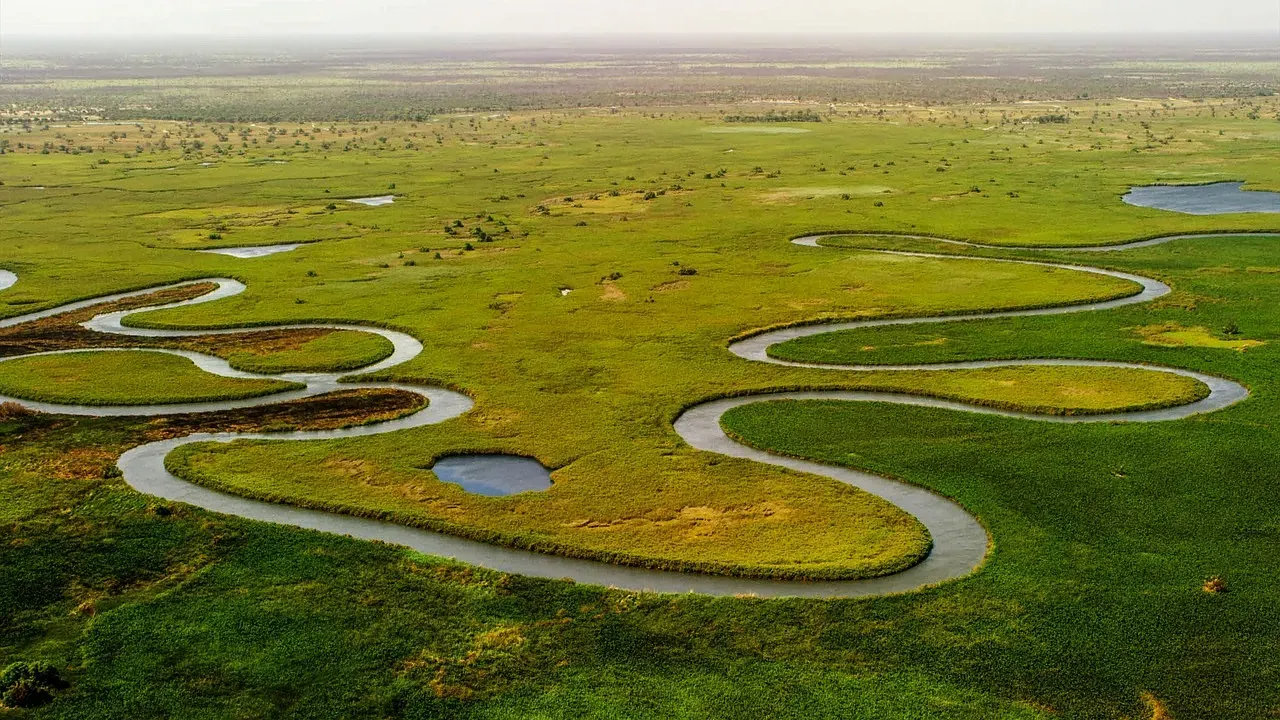 9. The Okavango Delta (Image Credits: Pixabay)