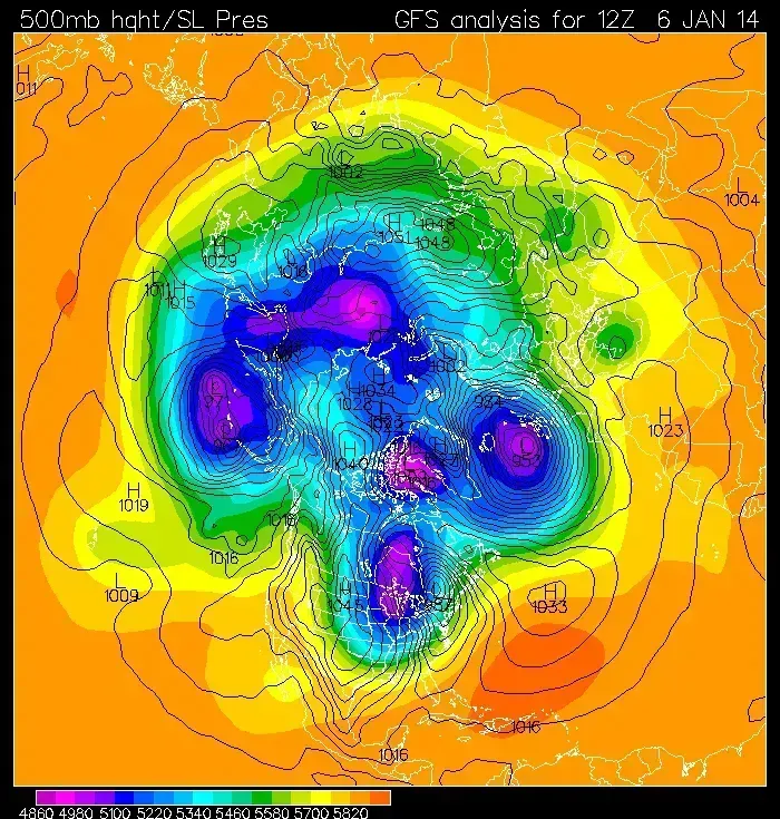 3. The Polar Vortex Refused to Follow the Script (By National Oceanic and Atmospheric Administration - Pacific Marine Environmental Laboratory, Public domain)