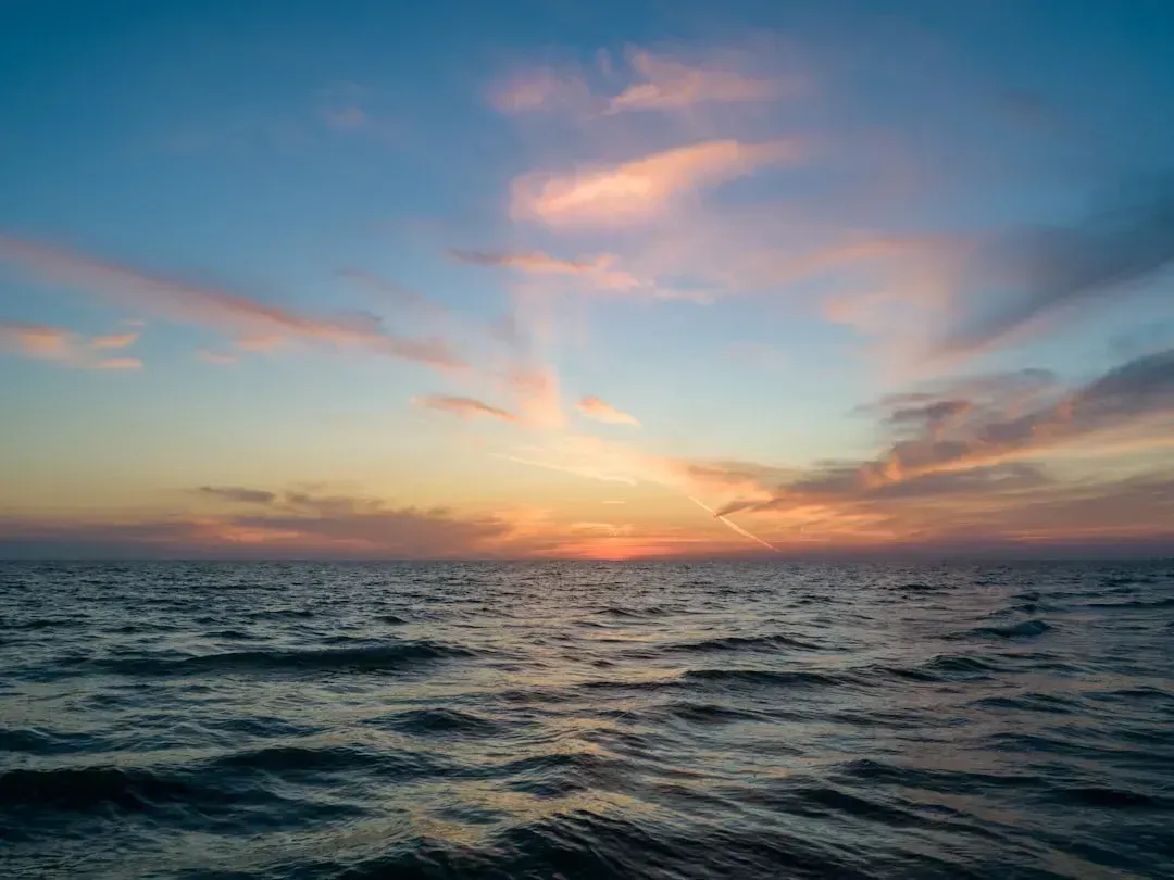 The open ocean: statistically the safest spot on the planet (Image Credits: Unsplash)