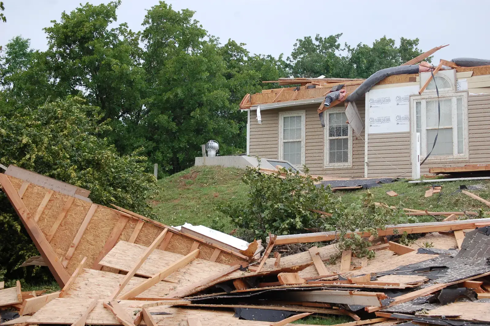 Oklahoma City, Oklahoma: Ground Zero for Tornadoes (This image is from the FEMA Photo Library (obsolete as of 2019).An archived copy may be found at the Wayback Machine (note: link may be permanently dead, as not all photos were backed up in this way).If the FEMA link is permanently dead, the photo can be found at NARA Access to Archival Databases (only works if photo was taken between 1989 and October 2004), or at City-data.com., Public domain)
