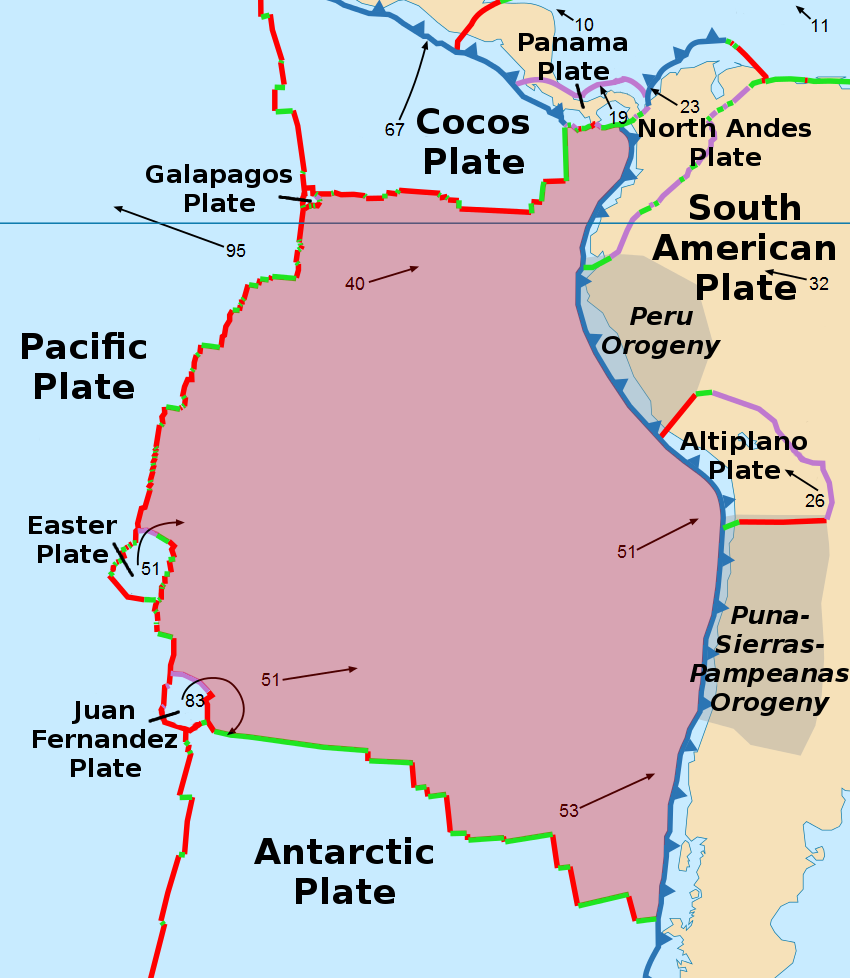 The Nazca Plate's Relentless Push (image credits: wikimedia)