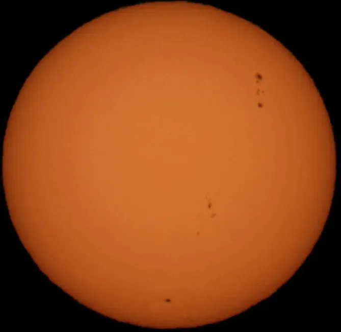 1. A large, magnetically complex sunspot group appears (Image Credits: Pexels)